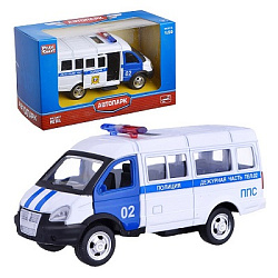 6404D           PS Машинка "Газ-3221"полиция. Размер: 12х7см