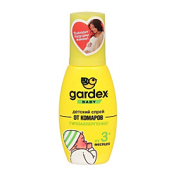 Спрей от комаров Gardex Baby, детский, от 3х месяцев, 75 мл 6905031