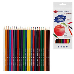 Карандаши " Я- Художник! " акварельные 24цв шестигранные, деревянные, картонная упаковка, европодвес