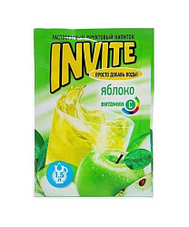 Растворимый напиток Invite Яблоко (INV009) 9г*8*24 шт,