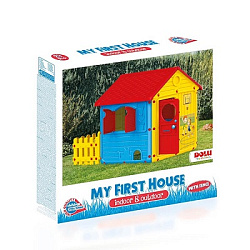 Игрушка Домик игровой DOLU My 1st House, с забором