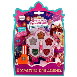 Косметика ДЛЯ ДЕВОЧЕК ЭНЧАНТИМАЛС тени для век с блестками, лак для ногтей МИЛАЯ ЛЕДИ в кор.2*240шт