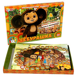 Чебурашка. Настольная игра-ходилка. 217х330х27 мм. Умные игры в кор.14шт