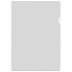 Папка-уголок " KWELT " А4 бесцветная, пластик 0,18мм, плотная, прозрачная