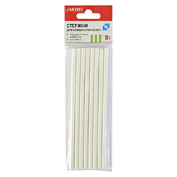 Набор стержней для клеевого пистолета " deVente " белые d=0,7см, длина 18см, упаковка 8 штук