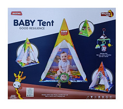 023-65C         Палатка-шатер с игрушками. Размер упак:59х51х12см