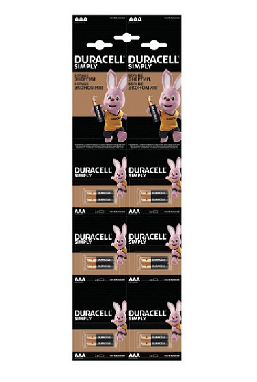 Батарейка DURACELL R03 мизин.