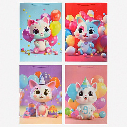 Пакет ПОЗДРАВЛЯЮ 50*70*20см арт.2981 (1/12/144шт)