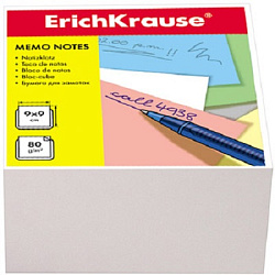 Блок бумаги " Erich Krause " 9*9*5см белый 80г/м2