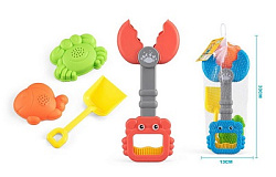 хваталка краб песочный набор с формочками