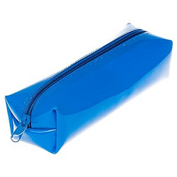 Пенал-косметичка " Я- Художник! " 1 отделение 92*220*32мм синий, на молнии, глянцевый ПВХ, пакет