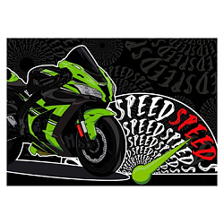 Настольное покрытие для лепки " Пчелка " 330*230мм Green Bike