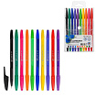 Набор шариковых ручек " Basir " 10цв, 0,7мм, чернила на масляной основе, цветной корпус, пластиковая