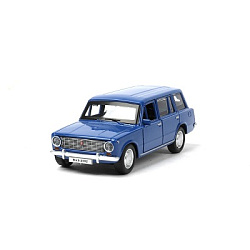 388089 Машина металл ваз-2102 12 см, двери, багаж, инер,синий, кор. Технопарк в кор.2*36шт
