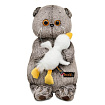 Ks30-290 Игрушка Кот Басик со спящим Гусиком