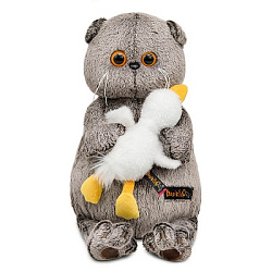 Ks30-290 Игрушка Кот Басик со спящим Гусиком