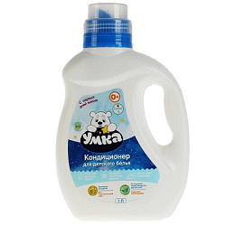 343344 Кондиционер для детского белья, умка, СОЮЗМУЛЬТФИЛЬМ 1 л. Заботливая мама в кор.9шт