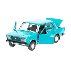 392055 Машина металл LADA ваз-2105 1997 12 cm, двери, багаж, инерц., кор. технопарк Технопарк в кор.
