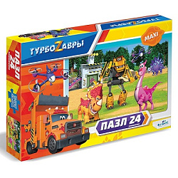 Турбозавры.Пазл 24эл. Робот Трак и его друзья