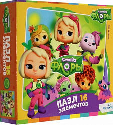 Команда Флоры. Пазл 16 эл. Флора и её друзья. 07933