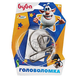 Головоломка мет. БУБА блист.13,4*10,2*4см ИГРАЕМ ВМЕСТЕ в кор.2*240шт