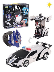 Машина-робот радиоуправляемая, 5 каналов, свет, в комплекте: элементы питания AG13/LR44*3шт., не вхо